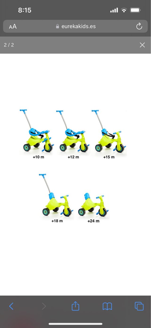 Triciclo evolutivo monto trike urban