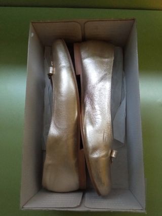 Bailarinas alta artesanía talla 40.