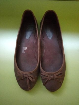 Bailarinas marrones talla 38
