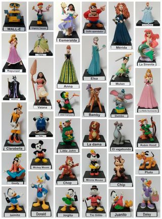 36 FIGURAS DE PVC: “WALT DISNEY”