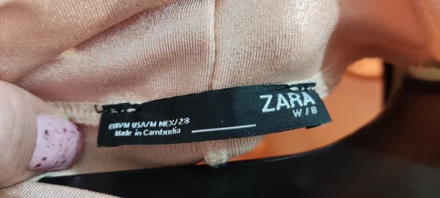 Body zara manga larga talla M