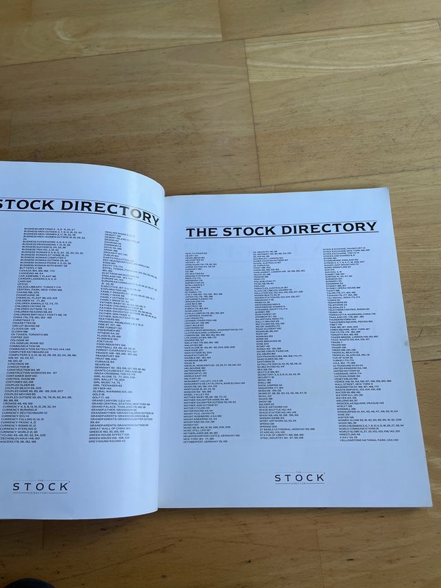 Catálogo Index fotografia. Gran formato