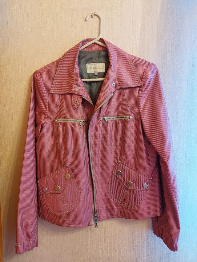 Chaqueta vintage Merry Hat Talla 48 Rosa