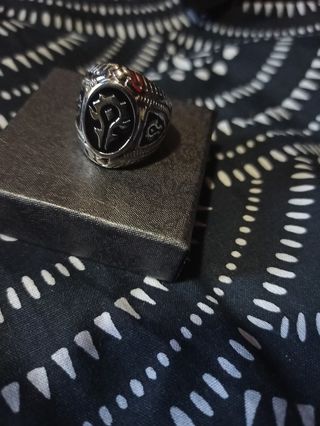 Anillo World Of Warcraft acero inoxidable 