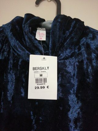 jersey sudadera azul brillante con gorro