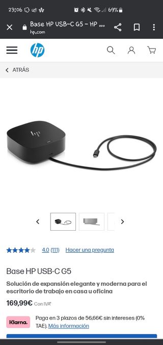 Replicatore di porte HP UltraSlim Dockstation