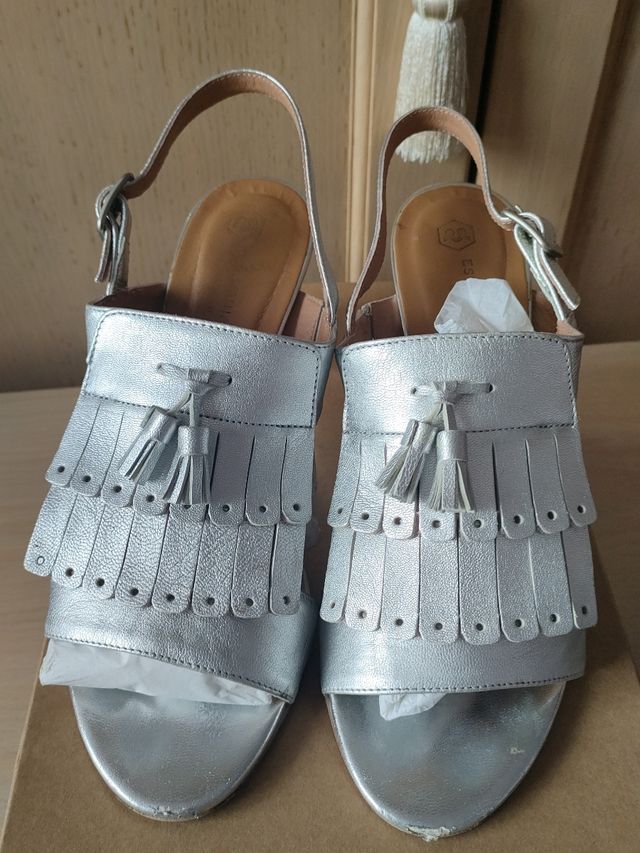 Sandalia piel Estefanía Marco