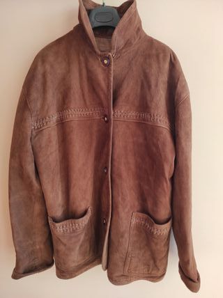 Chaquetón de mujer de piel