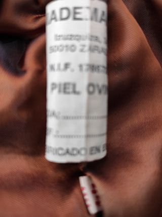 Chaquetón de mujer de piel