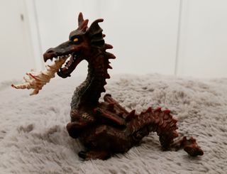 Muñeco Dragón pvc, 15cm largo, 7cm alto