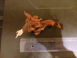 Muñeco Dragón pvc, 15cm largo, 7cm alto