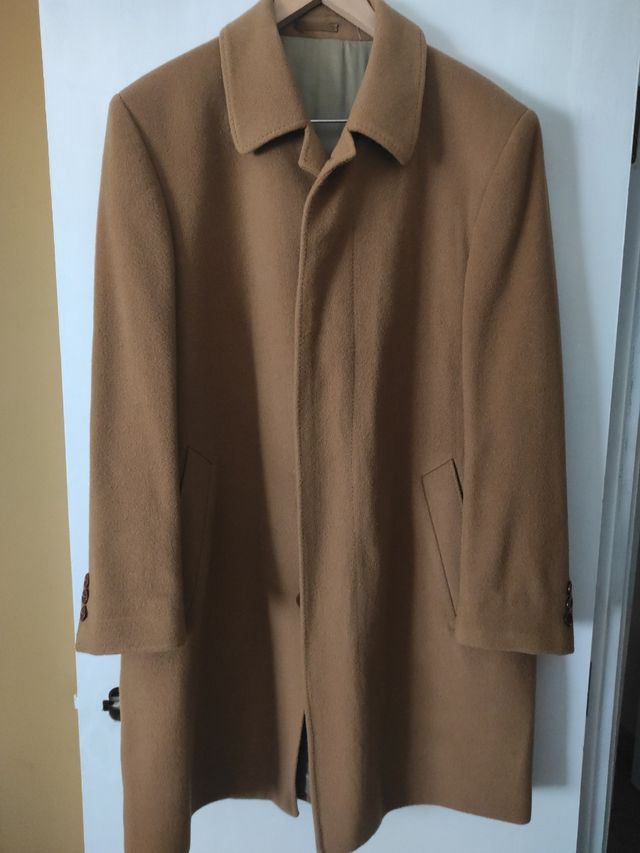 Abrigo Lana beige talla L