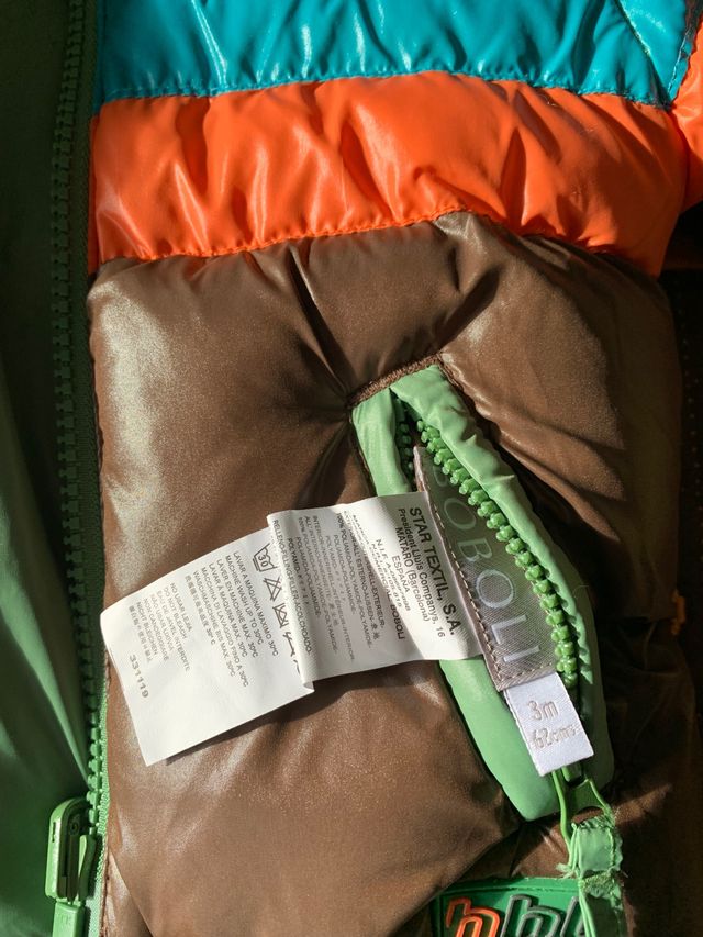 Chaqueta frio bebé Boboli reversible