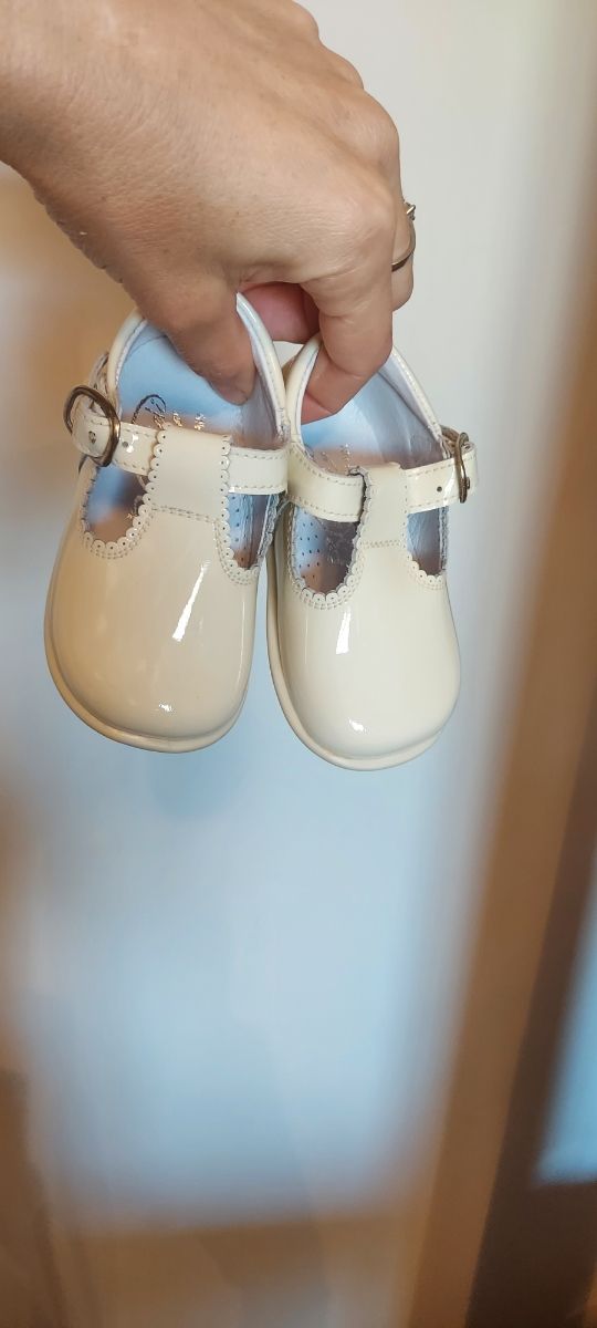 Zapatos Unisex Talla 19 Piel