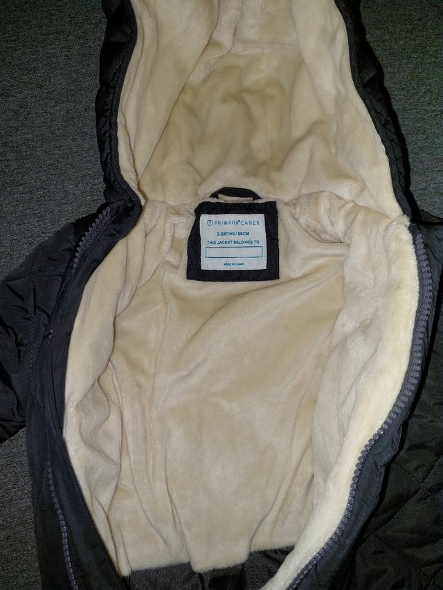 Abrigo entero mono bebe recién nacido