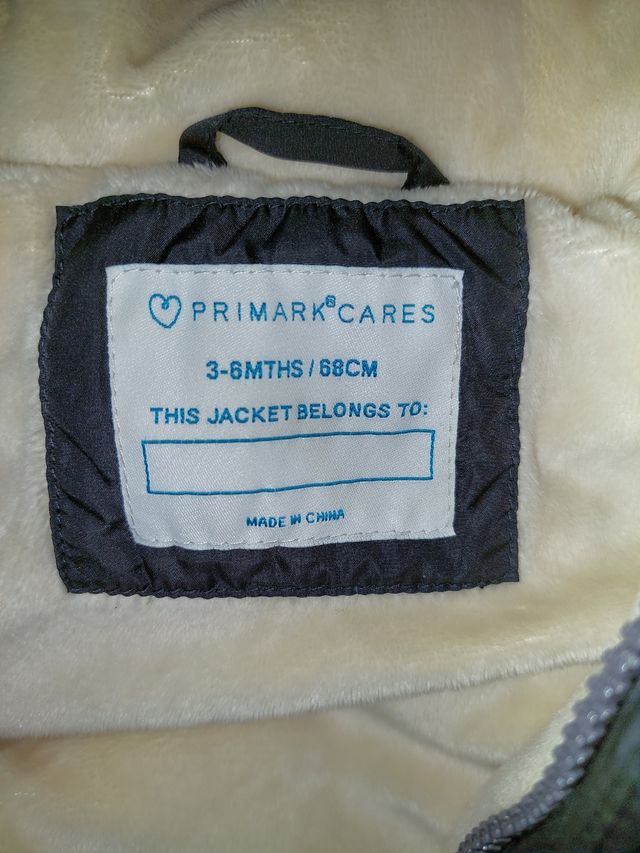 Abrigo entero mono bebe recién nacido