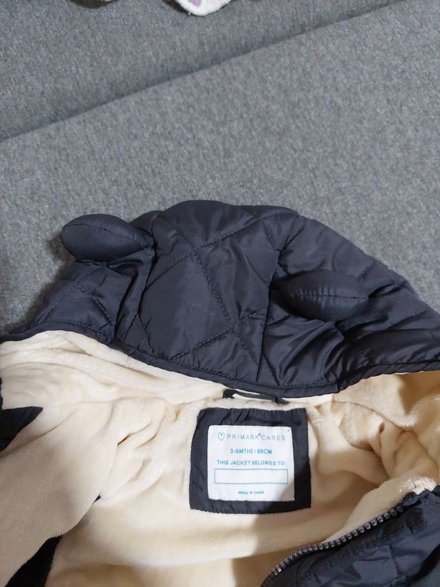 Abrigo entero mono bebe recién nacido