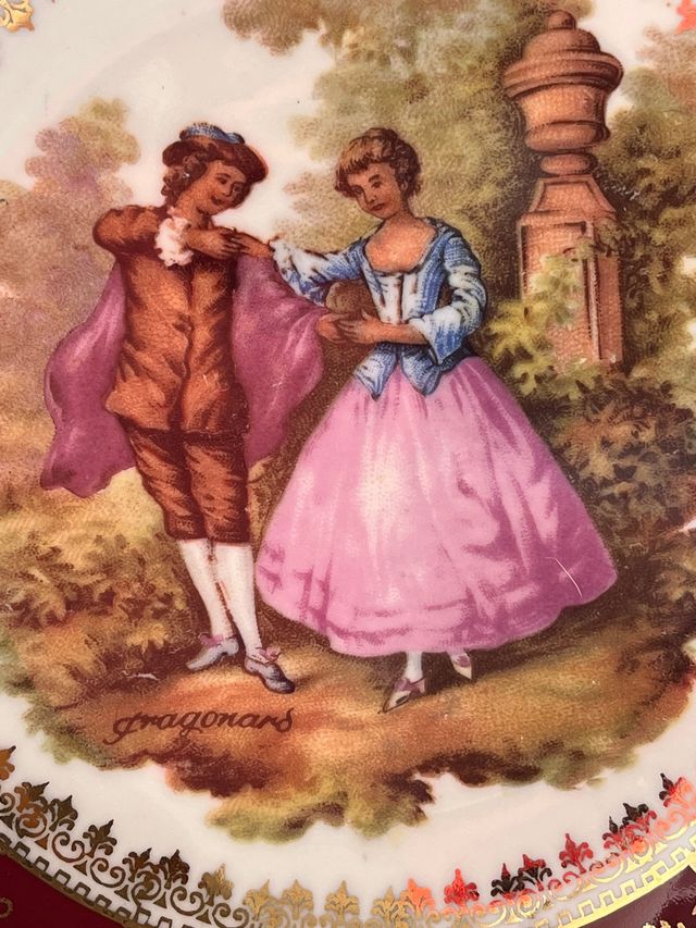 Plato porcelana Limoges