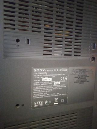 TV SONY BRAVIA 30 PULGADAS
