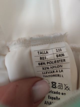 vestido de comunión