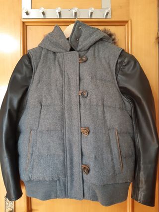 Chaleco gris Massimo Dutti