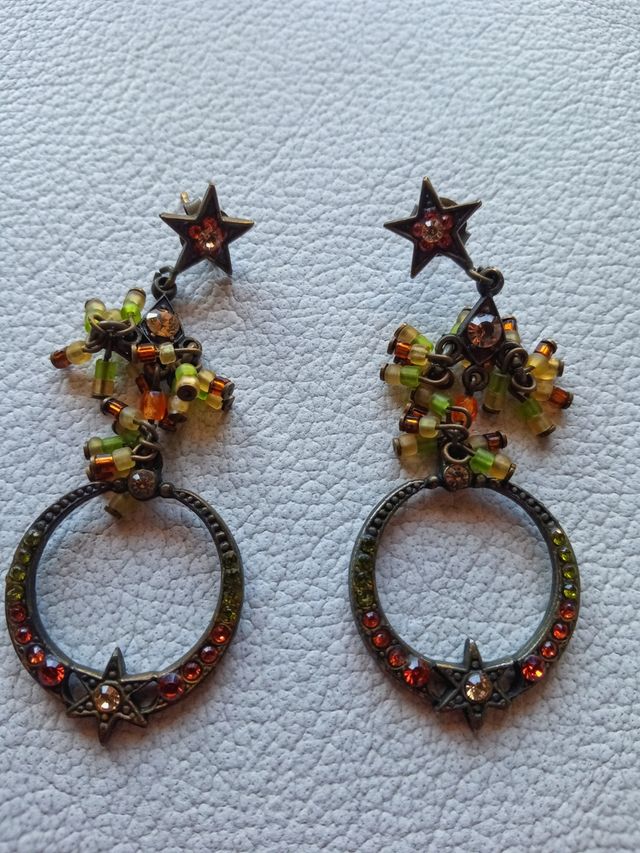 conjunto collar y pendientes francés