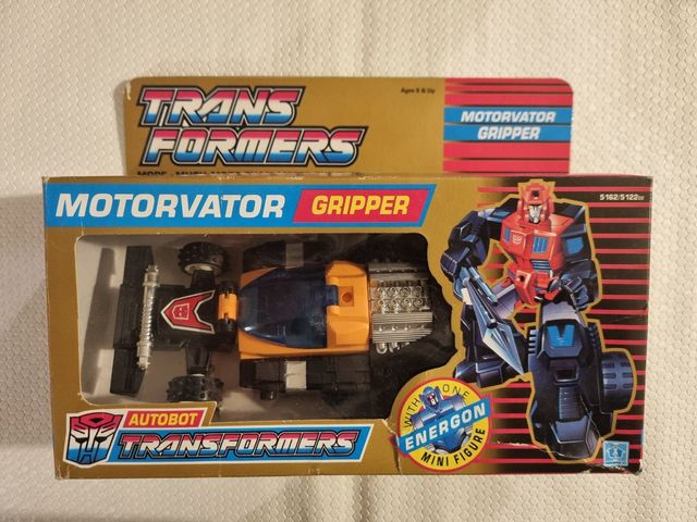 Transformers Motorvator Gripper G1 NEW OLD STOCK