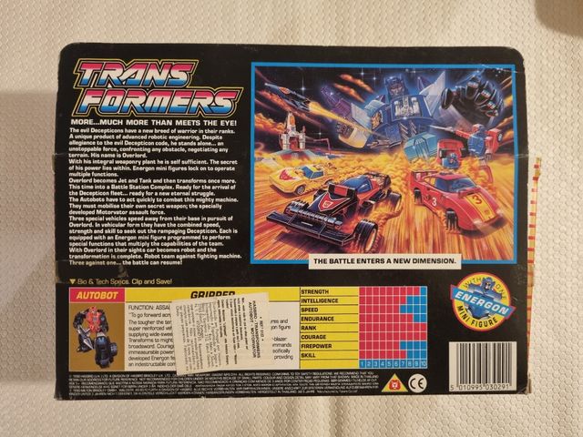 Transformers Motorvator Gripper G1 NEW OLD STOCK