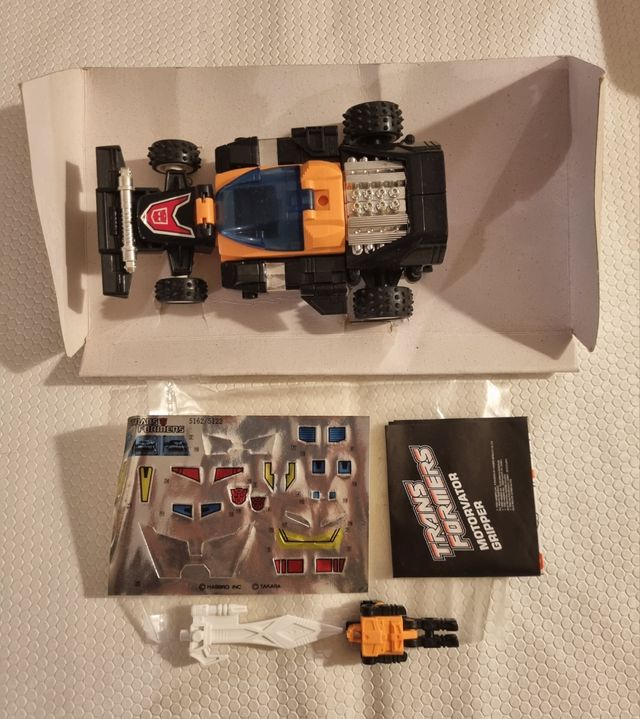 Transformers Motorvator Gripper G1 NEW OLD STOCK