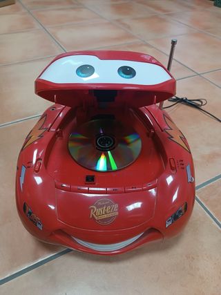 Radio o reproductor de CD cars Rayo McQueen