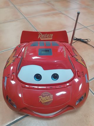 Radio o reproductor de CD cars Rayo McQueen