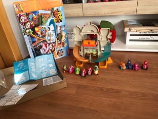 Juguete Pista de misiones Top Wings con coches