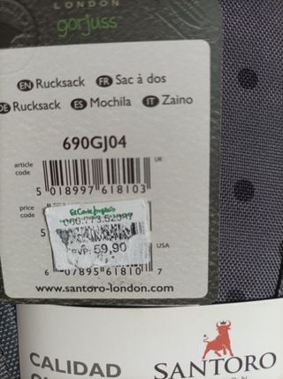 Mochila Santoro London Gorjuss