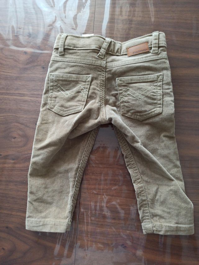 Pantalón pana beige 12-18 meses Sfera