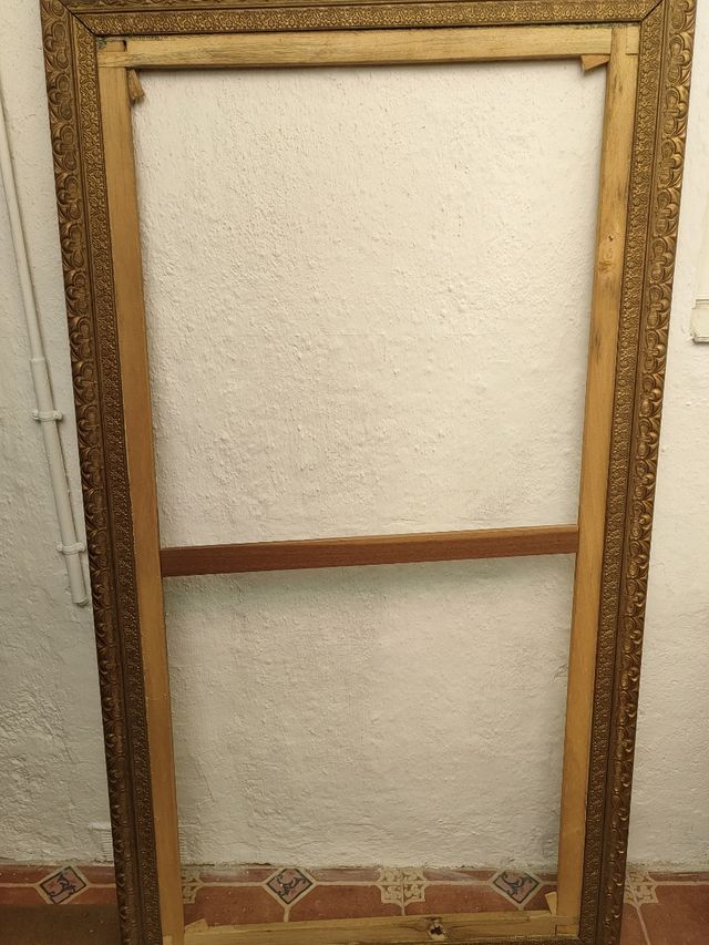 GRAN MARCO DE MADERA IDEAL ESPEJO 163x 87