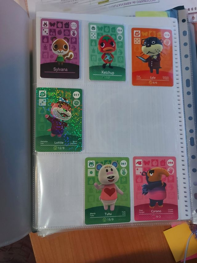 Tarjetas amiibo actualizado