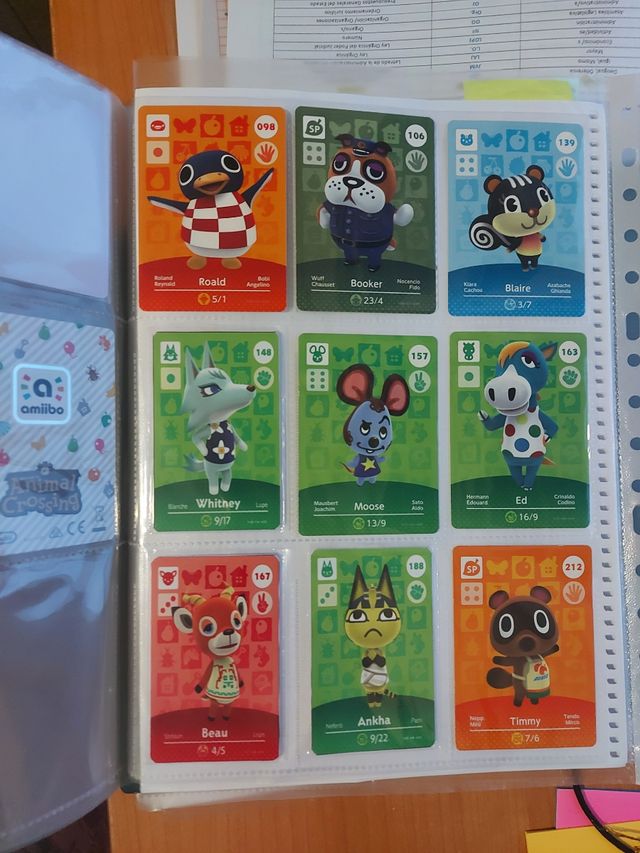 Tarjetas amiibo actualizado