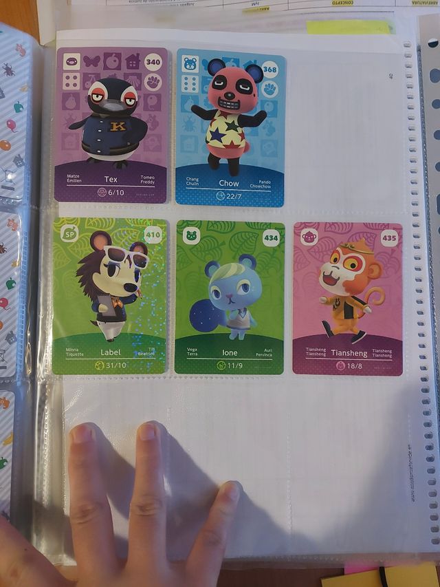 Tarjetas amiibo actualizado