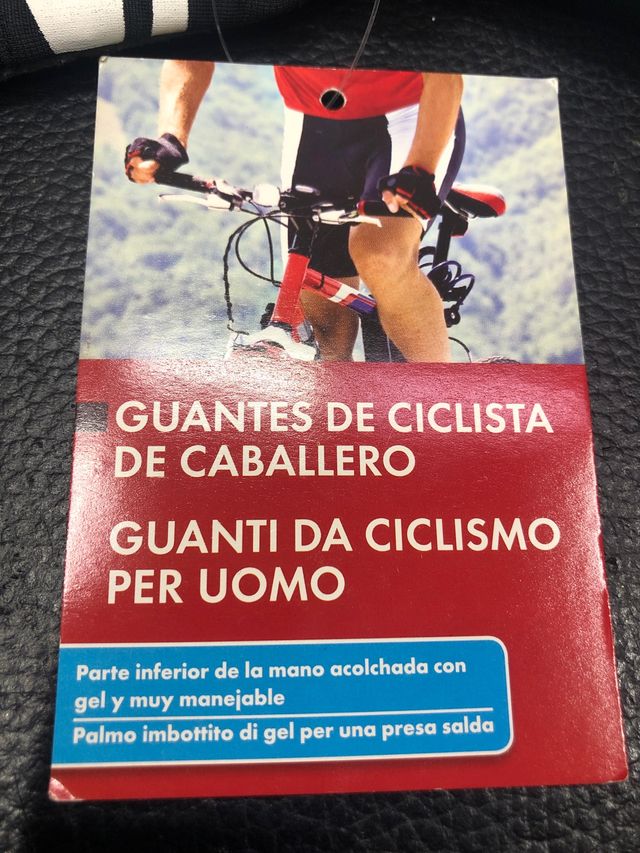 Guantes ciclista caballero