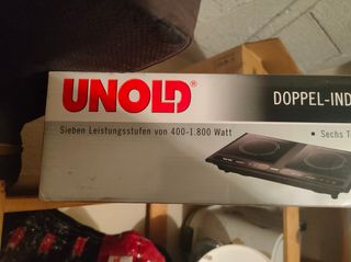 Inducción placa doble Unold