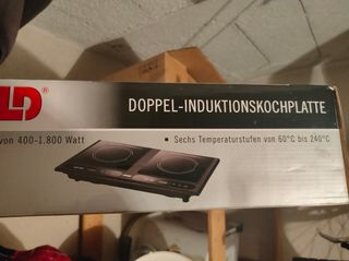 Inducción placa doble Unold