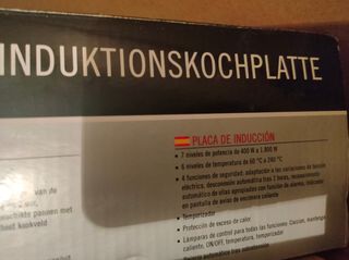 Inducción placa doble Unold