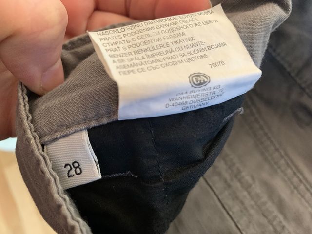 Pantalones cortos grises C&A