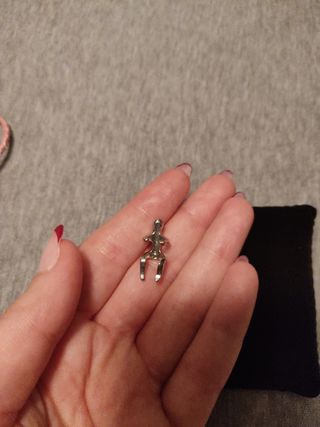 Pendiente de bisutería sin agujero