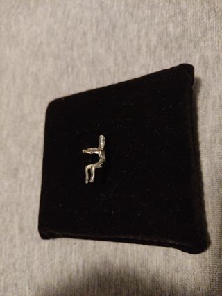 Pendiente de bisutería sin agujero