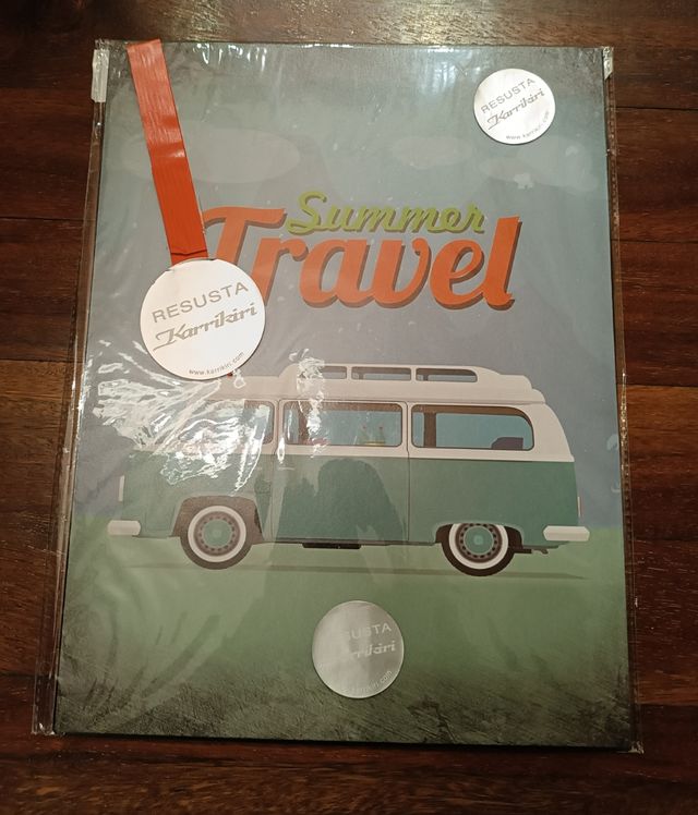 Cartel de chapa SUMMER TRAVEL