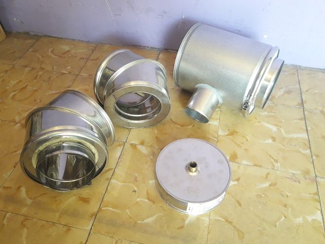 codos para tubos de extracción de humos