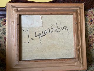 Óleo sobre lienzo de  J. Guardiola