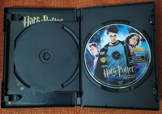 DVD HARRY POTTER y el prisionero de AZKABÁN