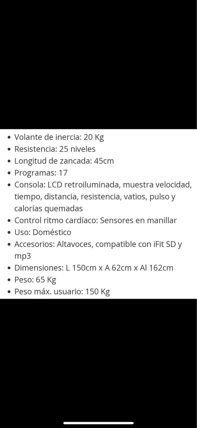 Elíptica Nordictrack 